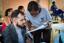 Personas en condici&oacute;n de discapacidad resaltan importancia del nuevo sistema de semaforizaci&oacute;n inteligente