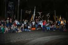 Un show tecnol&oacute;gico ilumina la Plaza de Caycedo