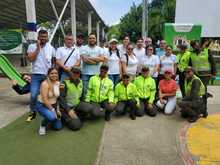 Por segunda vez en 2022, Datic embellece el parque Colseguros Andes