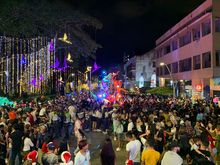 El centro de la capital vallecaucana  se llena de luz y alegr&iacute;a con el alumbrado navide&ntilde;o. 