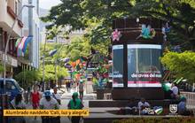 El centro de la capital vallecaucana  se llena de luz y alegr&iacute;a con el alumbrado navide&ntilde;o. 