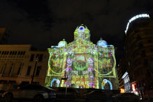 Otra innovaci&oacute;n de este espect&aacute;culo de luces son los mapping que se presentan cada 30 miniutos en la Plaza de Cayzedo.