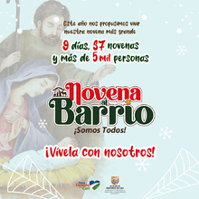 Progr&aacute;mate para la Novena al Barrio en comunas y corregimientos