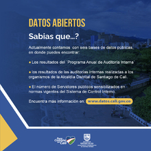 Datos Abiertos Control Interno