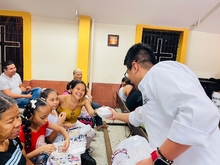 Vivimos la segunda novena navide&ntilde;a del 2022 con habitantes del poblado 1 