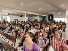 Con regocijo y devoci&oacute;n en la Independencia recibieron el 4to d&iacute;a de la novena navide&ntilde;a