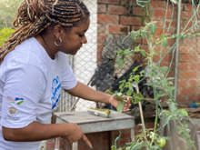 La huerta comunitaria mejorar&aacute; la alimentaci&oacute;n de muchas familias de la Comuna 6