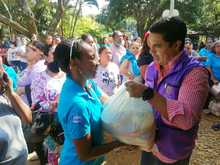 Se entregaron mercados a l&iacute;deres de Familias en Acci&oacute;n