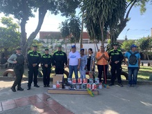 La comunidad y autoridades de la Comuna 7 unidos para recuperar el parque El Encuentro