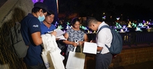 J&oacute;venes becados se destacan como promotores de civismo en el Alumbrado Navide&ntilde;o
