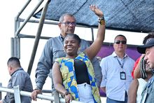 Francia M&aacute;rquez no se perdi&oacute; el desfile del Cali Viejo