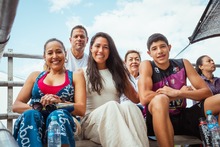 Adri&aacute;n, el espigado hijo de &Oacute;scar C&oacute;rdoba que no hered&oacute; el arco pero brilla en el baloncesto