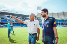 &ldquo;Genial, magn&iacute;fico&rdquo;: As&iacute; calific&oacute; al Estadio Pascual Guerrero la avanzada de Brasil para el Suramericano Sub 20