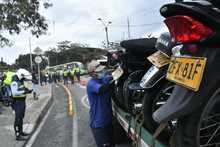 Autoridades retuvieron 40 motos durante operativo de control