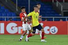 Con el empuje de los cale&ntilde;os, Colombia igual&oacute; 1-1 con Paraguay en el Suramericano Sub 20