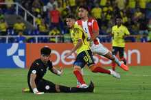 Con el empuje de los cale&ntilde;os, Colombia igual&oacute; 1-1 con Paraguay en el Suramericano Sub 20