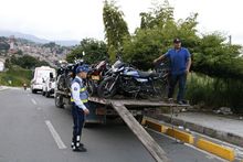 M&aacute;s de 80 motocicletas han sido inmovilizadas durante operativos en la Avenida Circunvalar