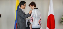 Gobierno japon&eacute;s reconoce labor de la directora del Teatro Jorge Isaacs