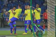 En Cali, Brasil gan&oacute; el cl&aacute;sico del Suramericano Sub 20 y espera a Colombia