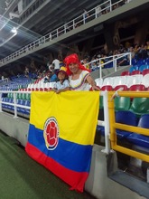 Hay una princesa que no abandona a las selecciones colombianas de f&uacute;tbol  ni a sol ni a sombra