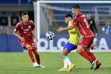Colombia empat&oacute; 1-1 con Brasil y aplaz&oacute; su clasificaci&oacute;n en el Suramericano Sub 20