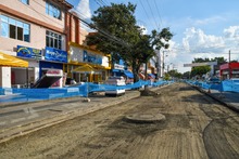 Calle 9 y carrera 1, corredores principales intervenidos con Obras de Corazón