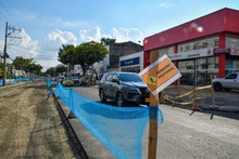 Calle 9 y carrera 1, corredores principales intervenidos con Obras de Corazón