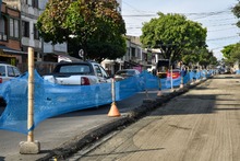Calle 9 y carrera 1, corredores principales intervenidos con Obras de Corazón