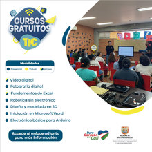 Con los cursos de la Alcald&iacute;a de Cali, aprende gratis sobre nuevas tecnolog&iacute;as