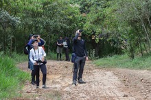 Becarios de Todas y Todos a Estudiar iniciaron la siembra de 7.000 &aacute;rboles en el Bosque de los Estudiantes