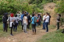 Becarios de Todas y Todos a Estudiar iniciaron la siembra de 7.000 &aacute;rboles en el Bosque de los Estudiantes