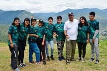 Con la siembra de 2576 &aacute;rboles avanza El Bosque de los Estudiantes