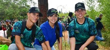 Becarios de Todas y Todos a Estudiar iniciaron la siembra de 7.000 &aacute;rboles en el Bosque de los Estudiantes