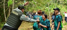 Becarios de Todas y Todos a Estudiar iniciaron la siembra de 7.000 &aacute;rboles en el Bosque de los Estudiantes