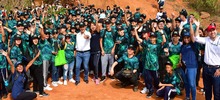 Becarios de Todas y Todos a Estudiar iniciaron la siembra de 7.000 &aacute;rboles en el Bosque de los Estudiantes