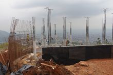 Tramo 5 de Cristo Rey ya cuenta con el 100% de los muros de contenci&oacute;n