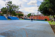 Cale&ntilde;os siguen recibiendo obras de infraestructura para hacer deporte y recreaci&oacute;n al aire libre