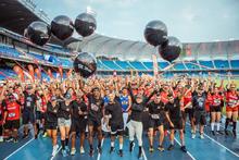 La Mechita pint&oacute; de rojo las calles de Cali