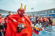 La Mechita pint&oacute; de rojo las calles de Cali