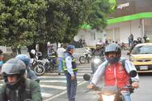 Sin contratiempos se cumpli&oacute; jornada de manifestaciones de taxistas en Cali