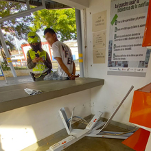 BiblioMIO de la Terminal Paso del Comercio fue nuevamente vandalizado