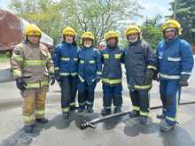 Bomberos por un D&iacute;a: periodistas vistieron trajes de los &ldquo;h&eacute;roes sin capa&rdquo;