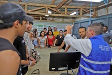 Futuros arquitectos de Manizales visitaron obra del edificio Coltabaco