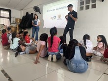 Mercedes L&oacute;pez, una lideresa que impulsa la cultura ciudadana en la comuna 12