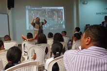 Ni&ntilde;os de la comuna 20 son testigos del progreso que transforma a Cali