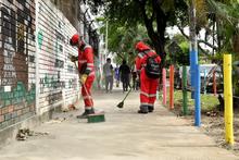 150 metros cuadrados de zona verde se recuperaron en el barrio El Jard&iacute;n