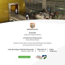 Este mi&eacute;rcoles, autoridades pondr&aacute;n primera piedra del  Parque Tecnol&oacute;gico San Fernando   