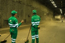 Una tonelada residuos s&oacute;lidos se recogi&oacute; en el t&uacute;nel mundialista