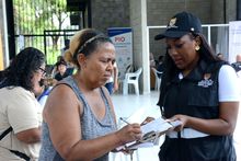 En Calibella hicimos presencia con la Casa de Justicia Itinerante
