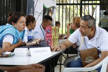 En Calibella hicimos presencia con la Casa de Justicia Itinerante